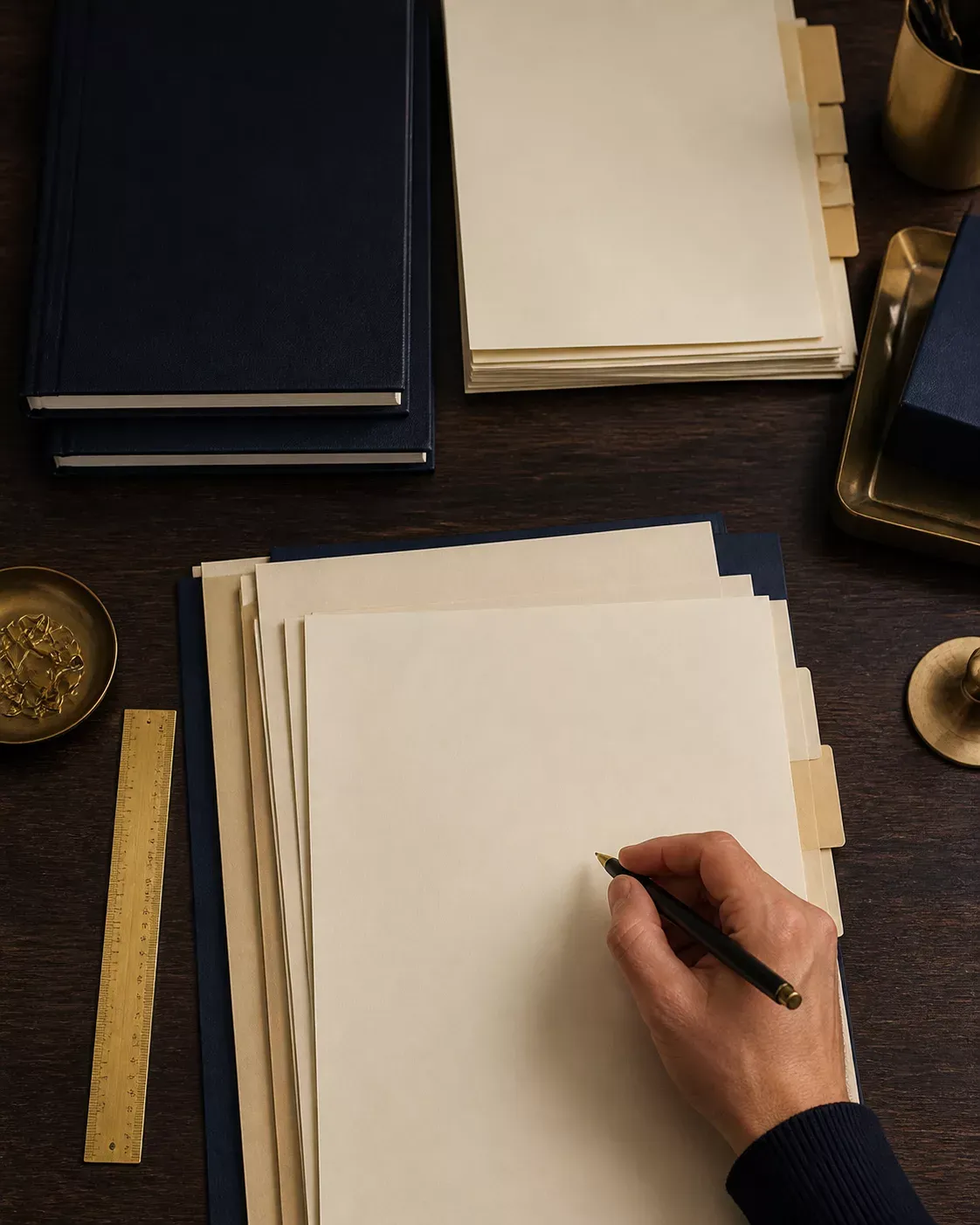 Expedientes contables organizados y listos para revisión